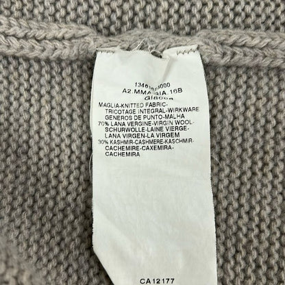 Max Mara Cardigan M Light Gray Long Sleeve