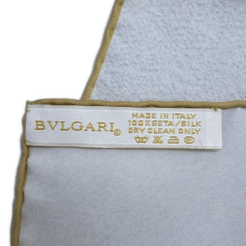 Bvlgari Scarf Light Gray Pink Multi