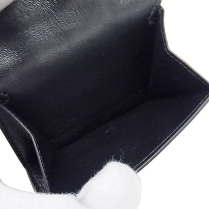 Balenciaga Wallet Trifold Leather Adidas Mini Black Collaboration Compact