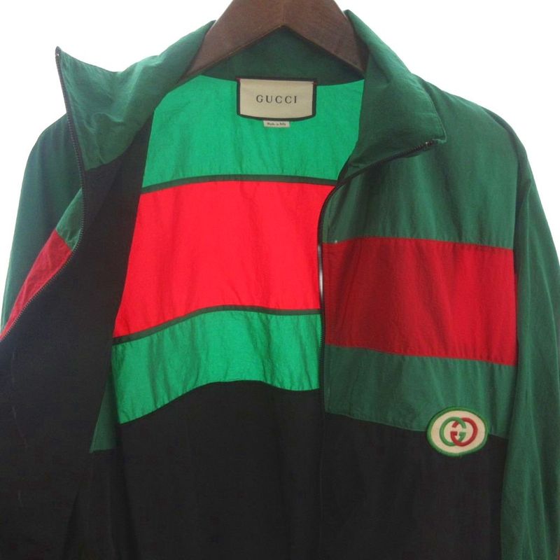 Gucci Jacket Green Red Black