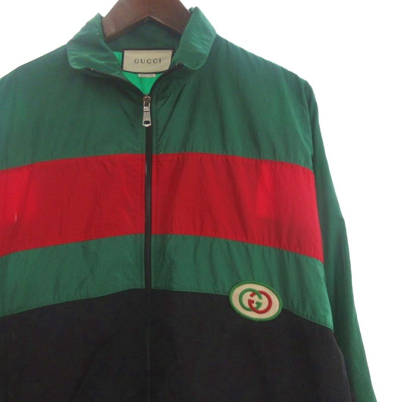 Gucci Jacket Green Red Black