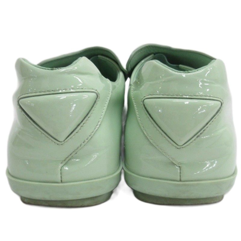 Prada Enamel Loafer Light Green 6.5