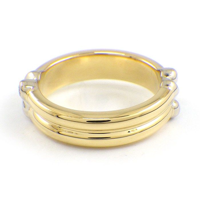 Tiffany & Co Ring Signature-x Cross Point Diamond 18k Yellow Gold 18k White