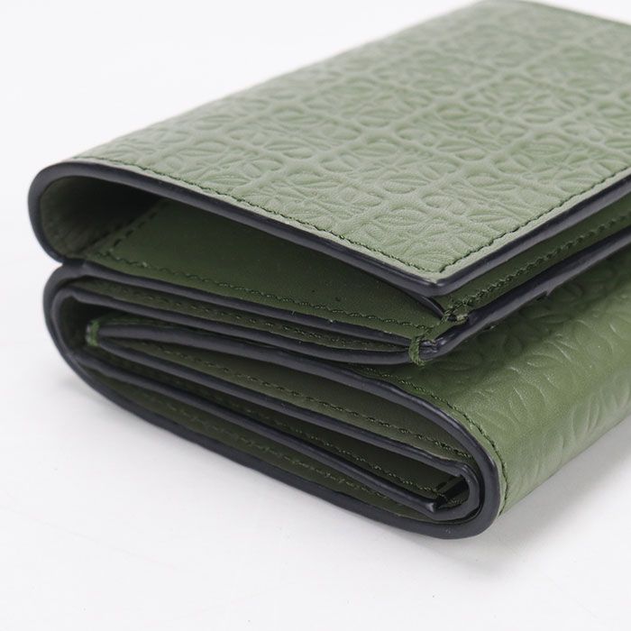 Loewe Trifold Wallet Repeat Anagram Calf