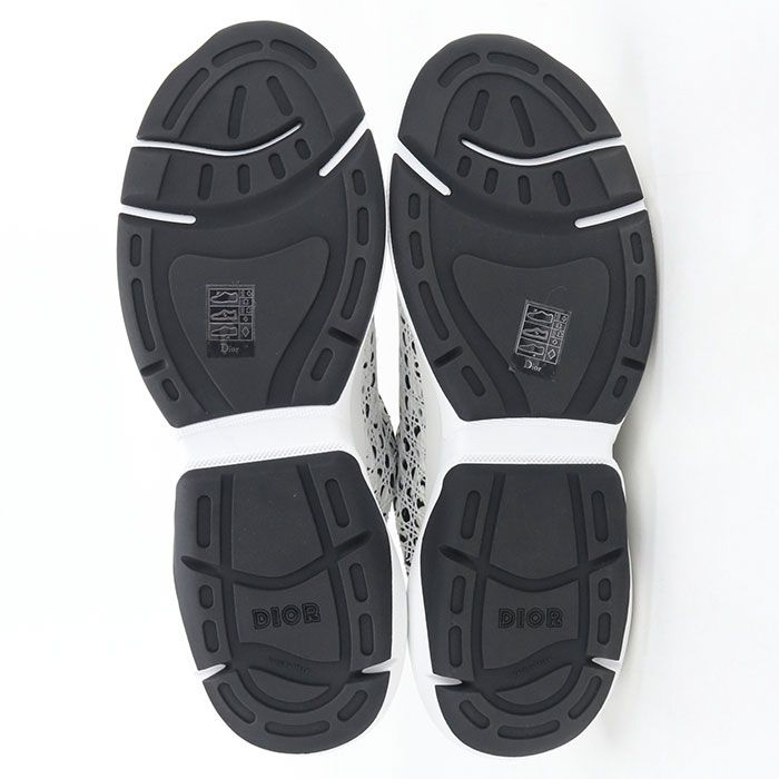 Dior Low Cut Sneakers Technical Fabric Oblique