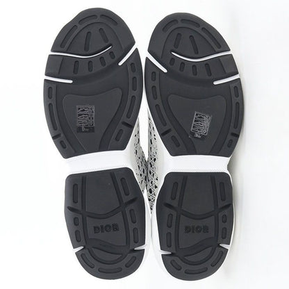 Dior Low Cut Sneakers Technical Fabric Oblique