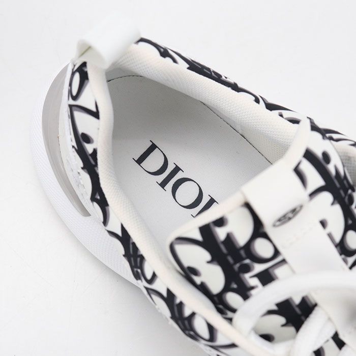Dior Low Cut Sneakers Technical Fabric Oblique
