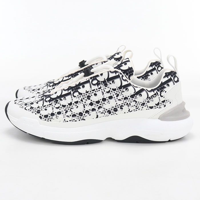Dior Low Cut Sneakers Technical Fabric Oblique