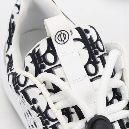Dior Low Cut Sneakers Technical Fabric Oblique