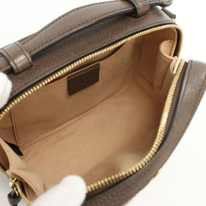 Gucci Chain GG Supreme Crossbody Shoulder Bag Leather