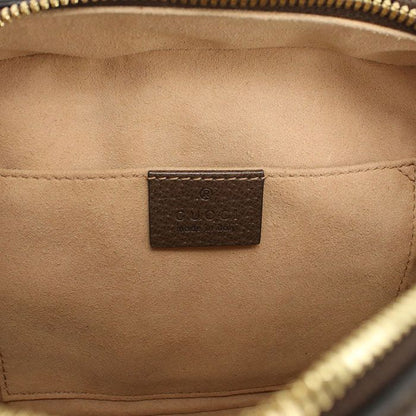 Gucci Chain GG Supreme Crossbody Shoulder Bag Leather