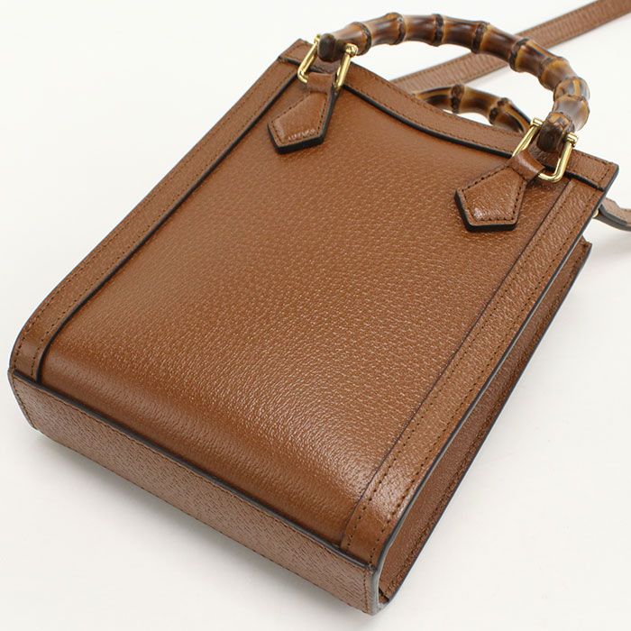 Gucci 2-Way Diana Tote Leather