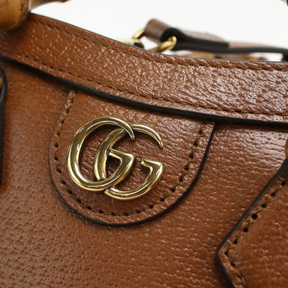 Gucci 2-Way Diana Tote Leather