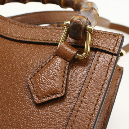 Gucci 2-Way Diana Tote Leather