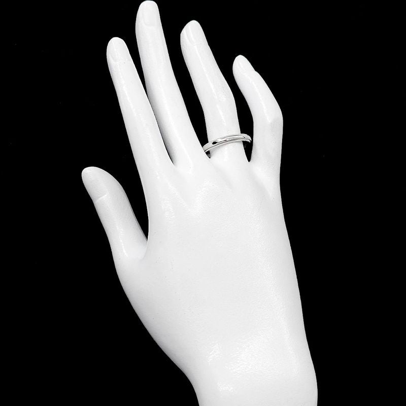 Tiffany & Co Milgrain Ring Width mm Pt Platinum Together