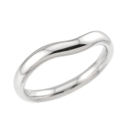 Tiffany & Co Wide Curved Band Ring Pt Platinum