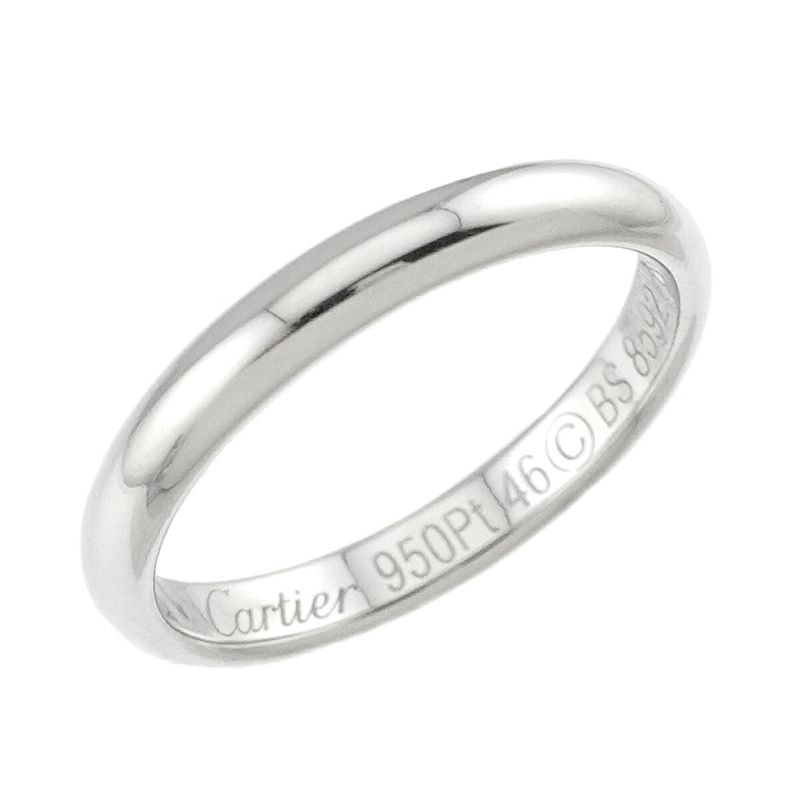 Cartier Classic 46 Ring Width mm Pt Platinum