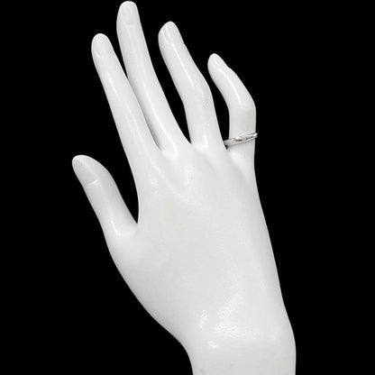 Tiffany & Co Stacking Band Ring Diamond Pt Platinum