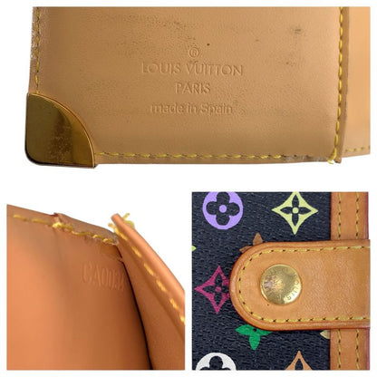 Louis Vuitton Monogram Multicolor Agenda PM Noir Black Notebook Cover