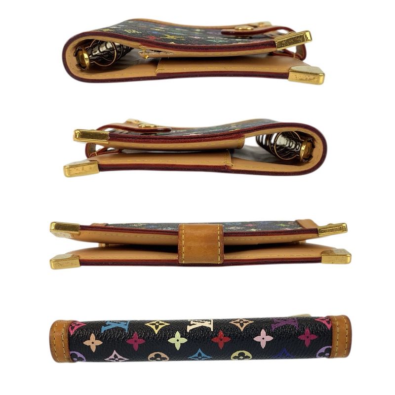 Louis Vuitton Monogram Multicolor Agenda PM Noir Black Notebook Cover