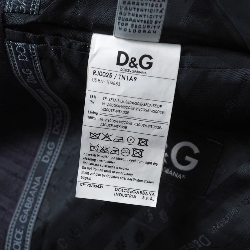 Dolce & Gabbana D&g Tailored Jacket 50
