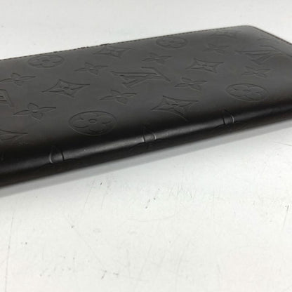 Louis Vuitton Wallet Portefeuille Double Monogram Glace Leather Cafe Brown