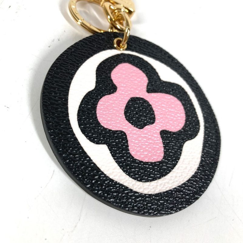 Louis Vuitton Bag Charm Porte Cles Illustre Wild at Leather Pink