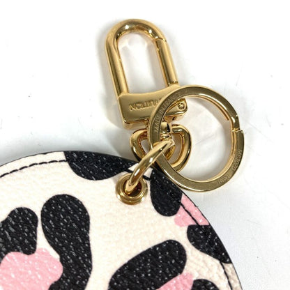 Louis Vuitton Bag Charm Porte Cles Illustre Wild at Leather Pink
