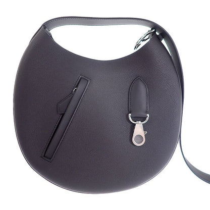Hermes Arson Slim Shoulder Bag Tote Togo Voswift Black Silver