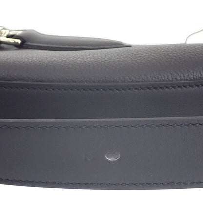 Hermes Arson Slim Shoulder Bag Tote Togo Voswift Black Silver