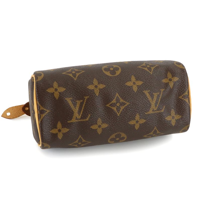 Louis Vuitton Monogram Mini Speedy 2-Way Bag Brown