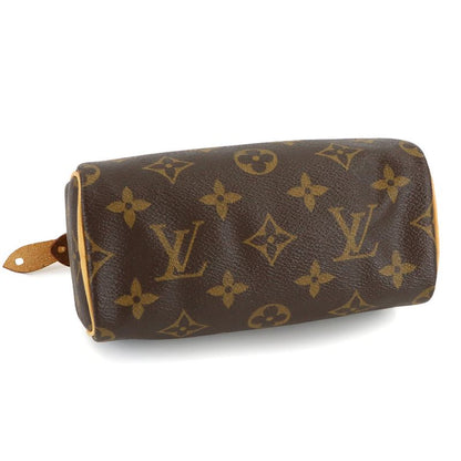 Louis Vuitton Monogram Mini Speedy 2-Way Bag Brown