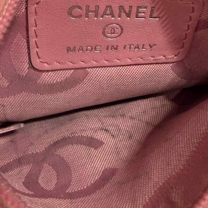 Chanel Coin Case Pouch CC Logo Pink