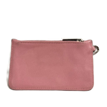 Chanel Coin Case Pouch CC Logo Pink