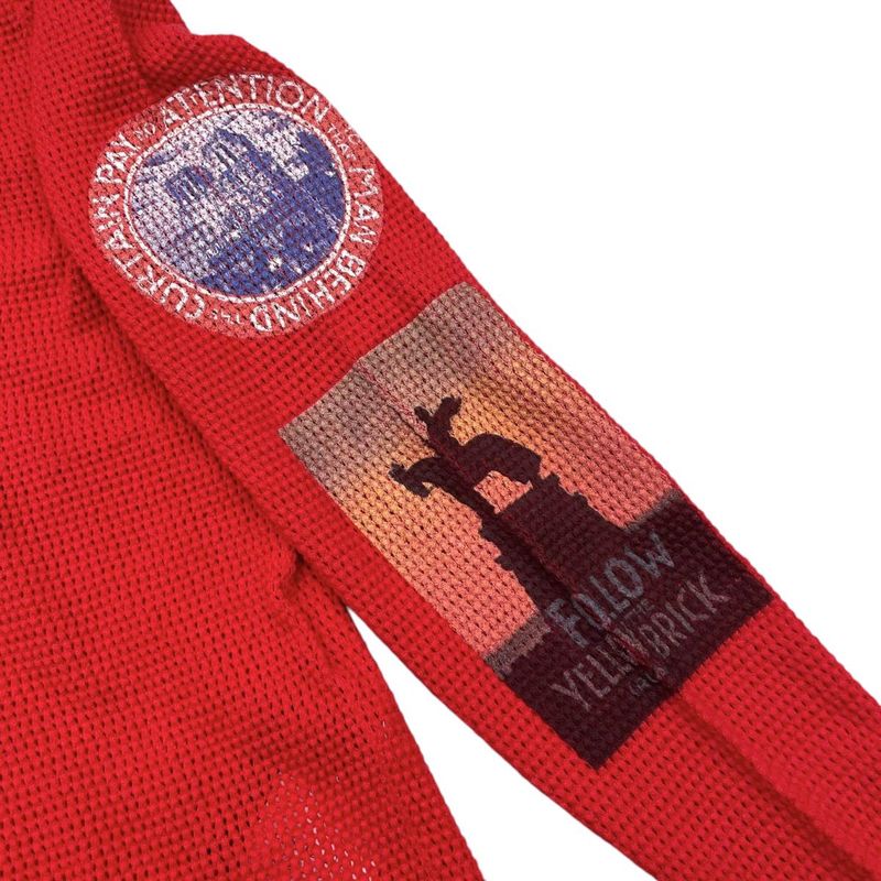 Louis Vuitton Sweater High Neck Long Sleeve Knit XS Lvlogo Back Print Red