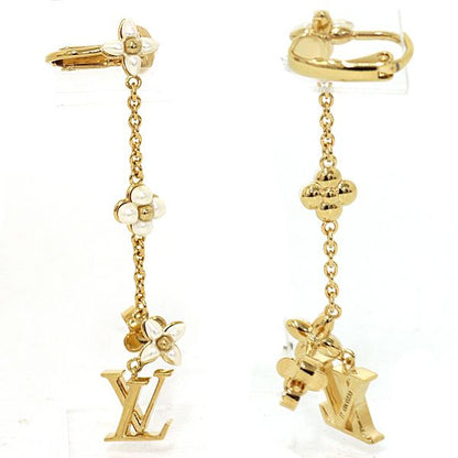 Louis Vuitton LV Floragram Earrings for Faux Pearl