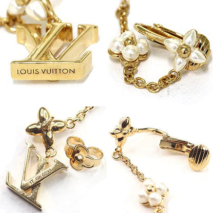 Louis Vuitton LV Floragram Earrings for Faux Pearl