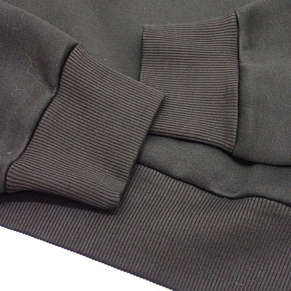 Prada Cropped Hoodie S Cotton Nylon Black