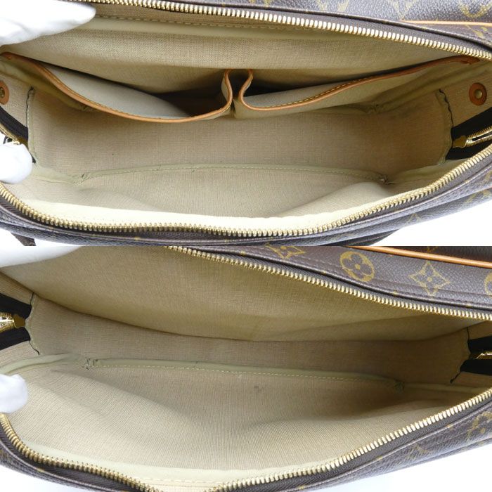 Louis Vuitton Reporter GM Shoulder Bag Monogram Brown