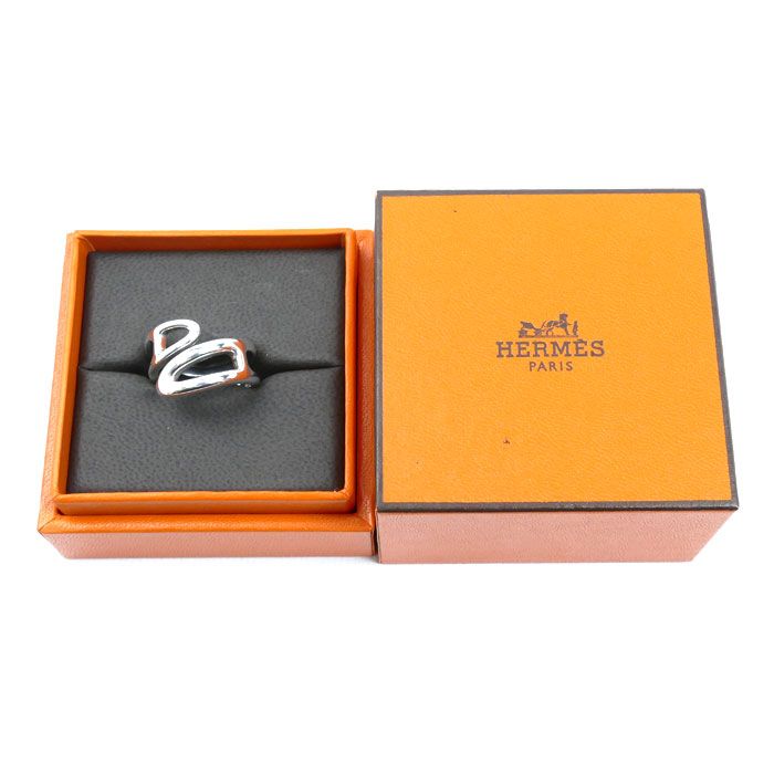 Hermes Chaine D'ancre Punk Ring