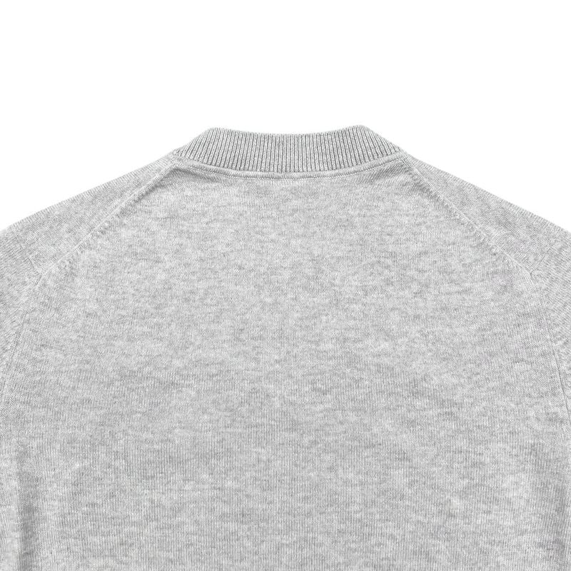 Hermes Sweater Lift Long Sleeve Knit 34 Cashmere Logo Gray