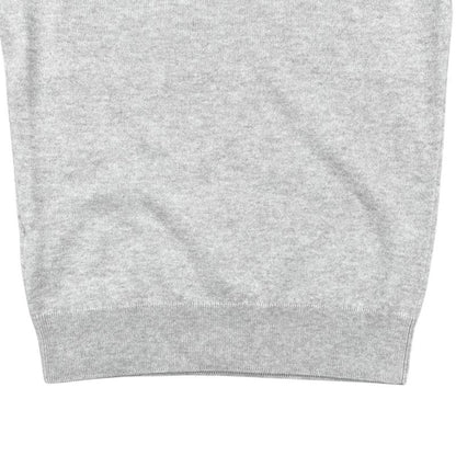 Hermes Sweater Lift Long Sleeve Knit 34 Cashmere Logo Gray