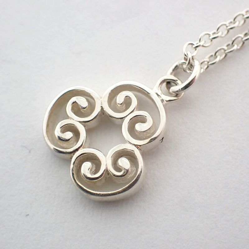 Tiffany & Co 925 Tripro Pendant Necklace
