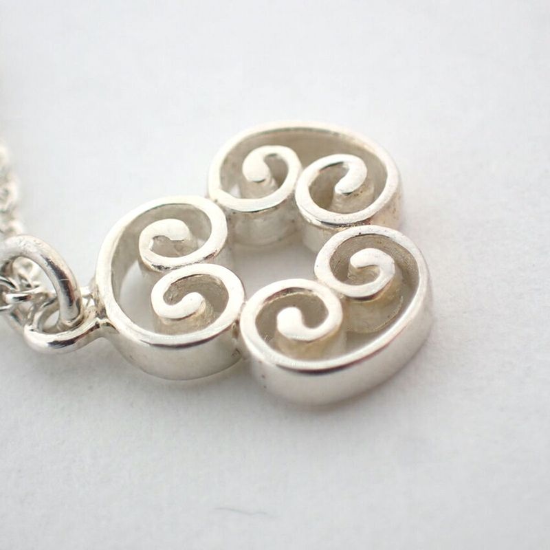 Tiffany & Co 925 Tripro Pendant Necklace