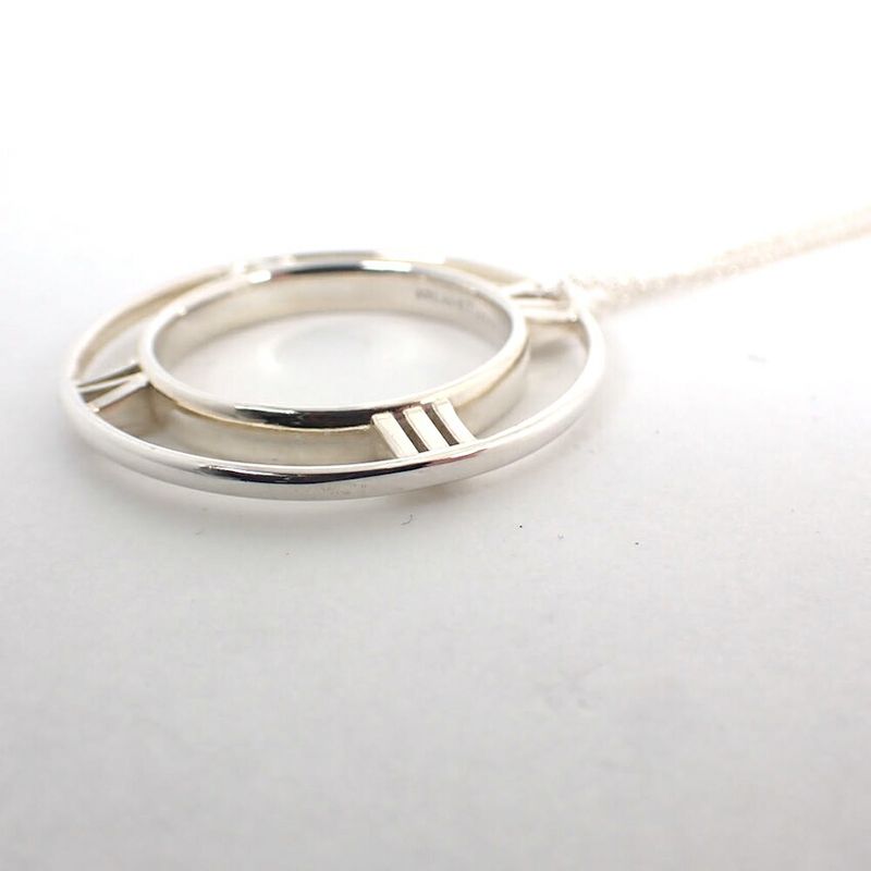 Tiffany & Co 925 Open Atlas Circle Pendant