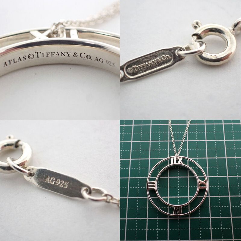 Tiffany & Co 925 Open Atlas Circle Pendant