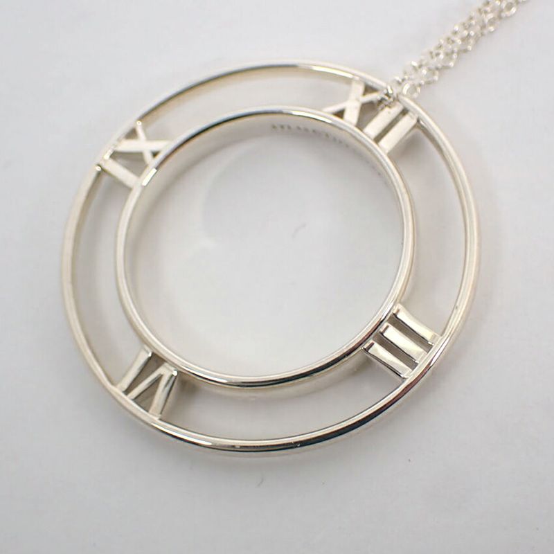 Tiffany & Co 925 Open Atlas Circle Pendant