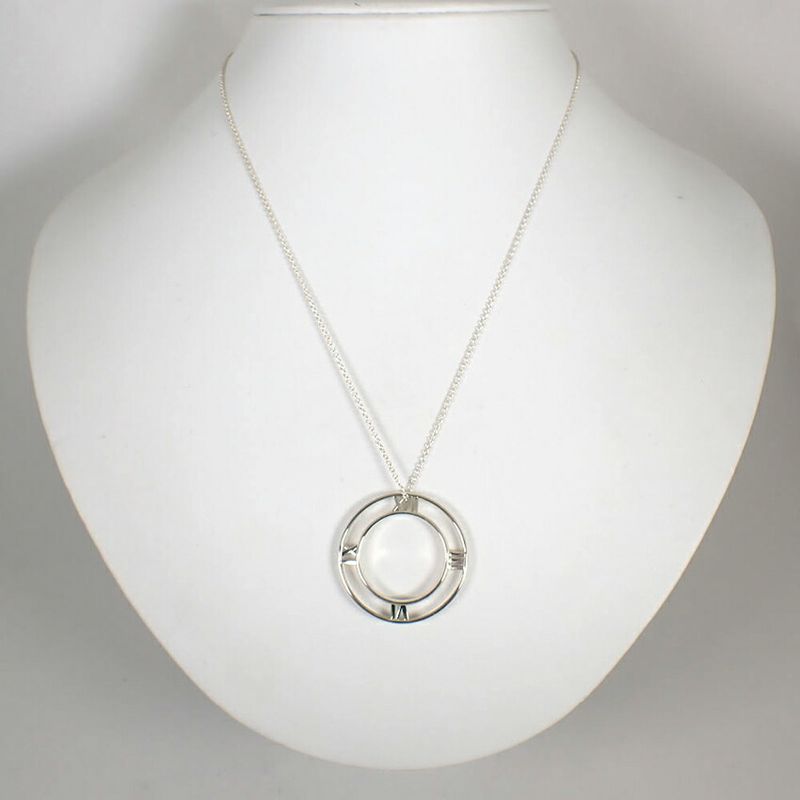 Tiffany & Co 925 Open Atlas Circle Pendant