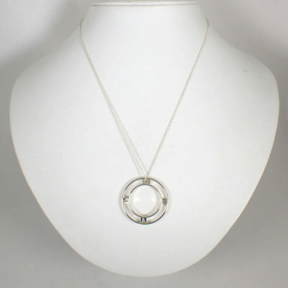 Tiffany & Co 925 Open Atlas Circle Pendant