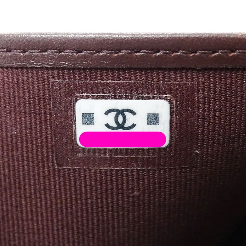 Chanel Wallet Quilted Classic Bifold Caviar Leather Black Silver